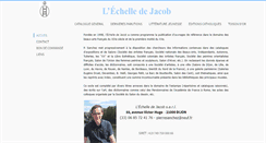 Desktop Screenshot of echelledejacob.fr